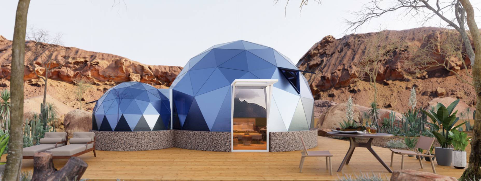 嵩县球形智能光伏玻璃星空房